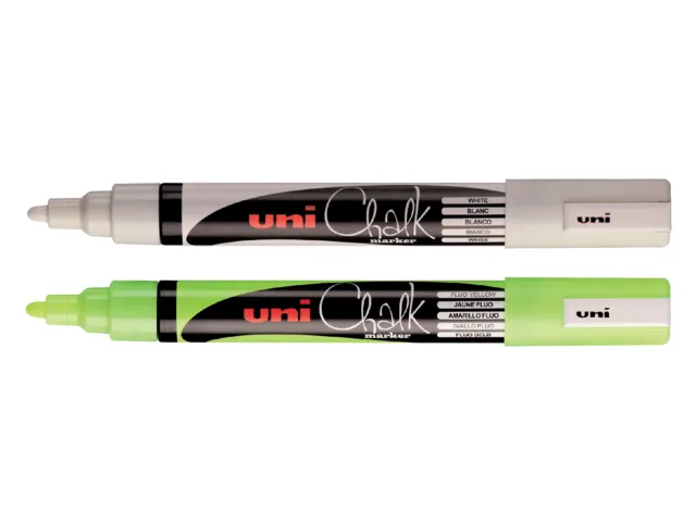 Krijtstift Uni-ball chalk rond 1.8-2.5mm wit