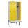 locker met bank,HxBxD 2120x900x815mm,3vak,vak B 300mm,draaigrendel