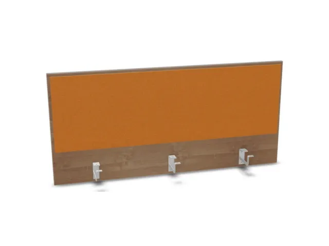 opzetpaneel,v. bureau,aanbouw achter,B 1200mm,NT-cherry,BN3005-geel