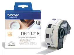 Etiket Brother DK-11218 24mm rond 1000stuks