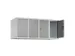 opzetkast,v. locker,4vak.,vak B 300mm,HxBxD 500x1200x500mm