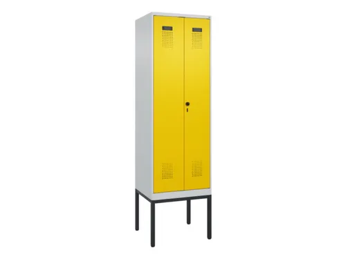 locker voor scheiding van kleding,HxBxD 2120x600x500mm,2vak