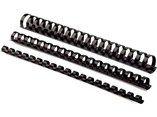 Fellowes Bindruggen, Pak Van 50 Stuks, 28mm, Zwart 21-rings