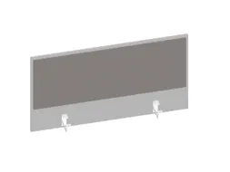 baliepaneel bureau aanbouw achter MP-lichtgrijs BN8078-grijs 1000mm