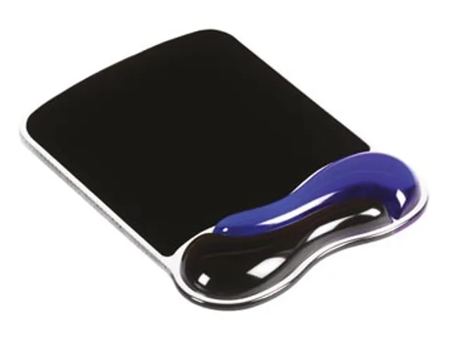 Duo Gel Muismatten blauw/zwart