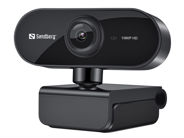 Webcam Sandberg USB FLEX 133-97 zwart | PCrandapparatuur.be