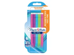 Vulpotlood Paper Mate non stop 0.7mm HB assorti blister à 10 stuks