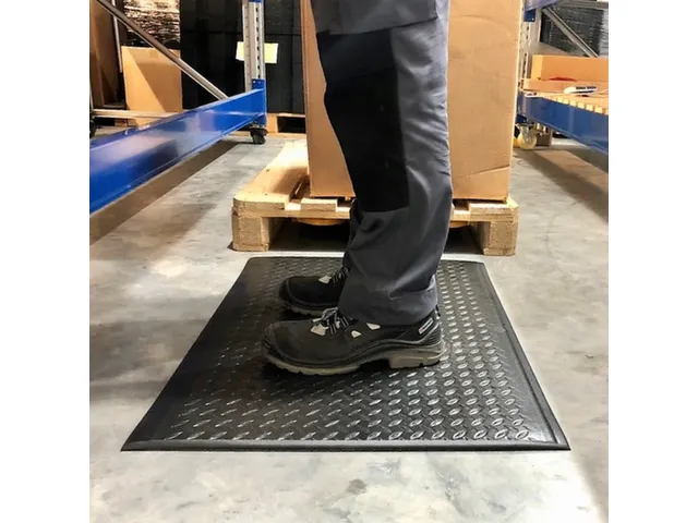 antivermoeidheidsmat,mat,HxLxB 13x1000x1200mm,vinyl/nitril,ruitprofiel