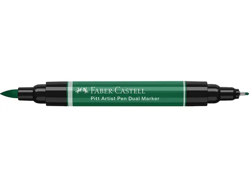 Tekenstift Faber-Castell Pitt Artist Pen duo marker 264 donker phthalo