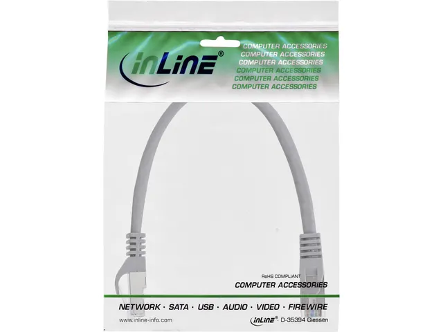 Kabel InLine Cat.5e SF UTP 1.5 meter grijs