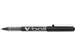 Rollerpen Pilot V-Ball 05 Fijne punt Zwart