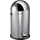 Afvalbak Kickcan metalen binnenbak 33 liter mat RVS