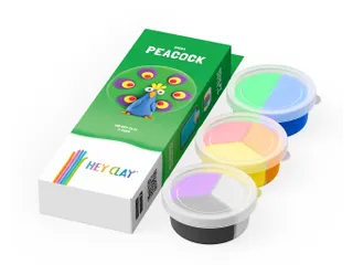 Klei Hey Clay Peacock 3 potjes - 3