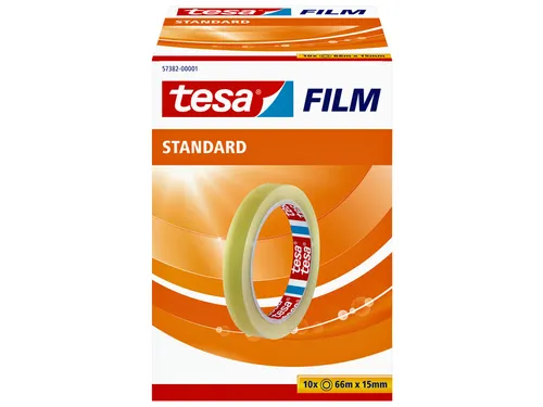 Plakband Tesa film standaard 15mmx66m