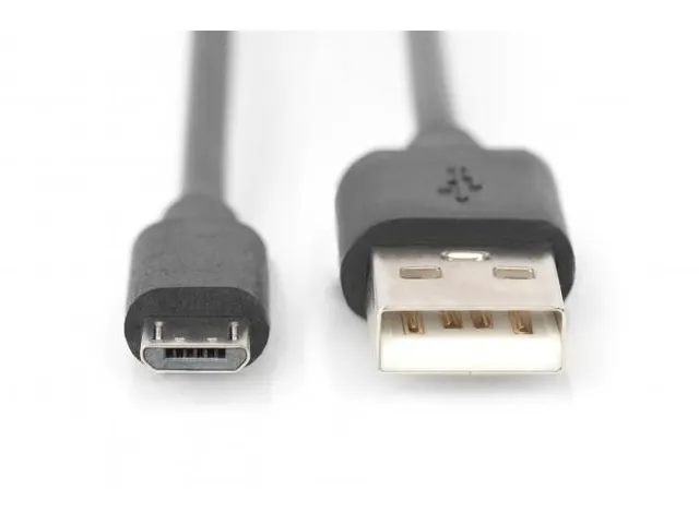 USB-aansluitkabel A - micro B mannelijk/mannelijk 1,8m 2.0 compatibel