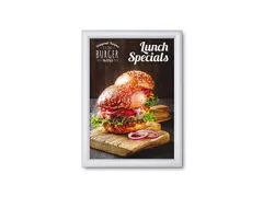 Kliklijst A4 Rechte Hoeken 20mm Zilver