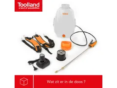 Rugsproeier Met Herlaadbare Batterij 12 Liter