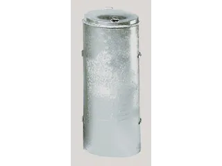 Afvalverzamelaar 70 Liter HxØ 900x450mm Met Deur Staal Verzinkt - 1