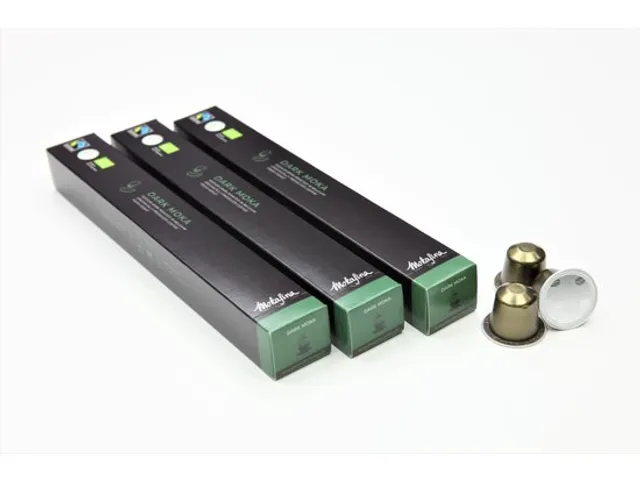 aluminium koffiecapsules, dark Moka, 10 stuks