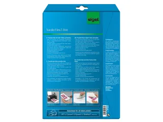 inkjetfolie A4 Transfer blanco 6 vel voor lichte kleding/textiel - 9