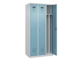 locker voor scheiding van kleding,HxBxD 1850x900x500mm,3vak - 1