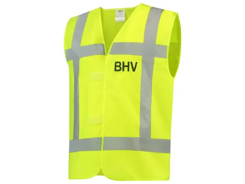 Tricorp V-RWS fluohesje voor BHV, fluo geel, maat XL/2XL, per stuk
