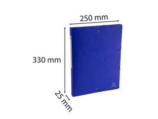 Klasseerdoos Scotten rug 25mm A4 blauw - 6