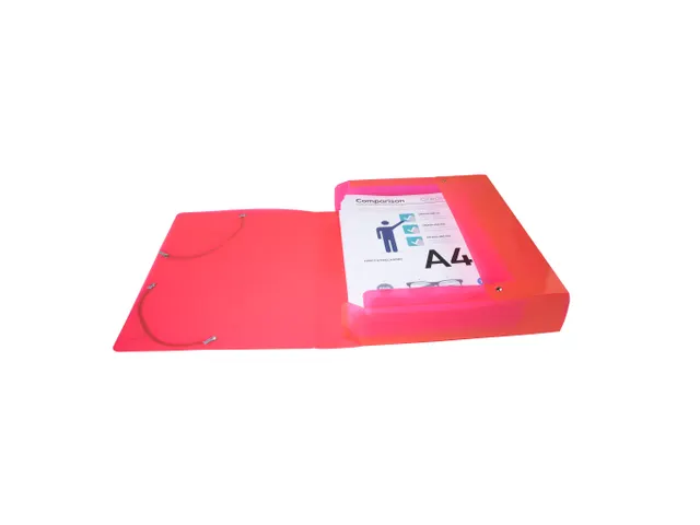 Archiefdoos IDERAMA Polypropyleen rug 60mm A4 Assorti
