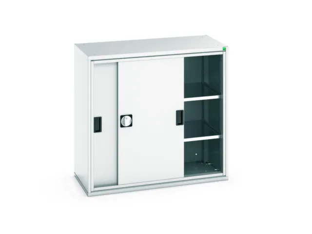 werkplaatskast,HxBxD 1000x1050x550mm,2xStalen bodem,romp RAL7035