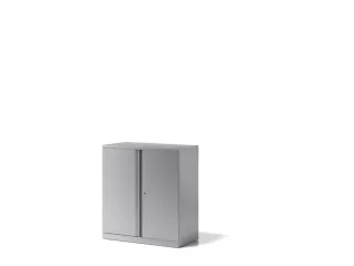 kantoorkast openslaande deuren HxBxD 1000x914x470mm Stalen Zilverkleur - 1