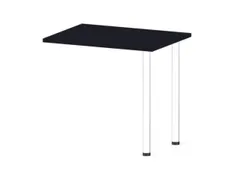 aanbouwtafel,i.h.v.,HxBxD 720-840x800x600mm,CC-zwart