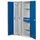 Uitschuifkast Blauw 1950x1000x600mm 2uitschuifwanden 3legborden 1lade
