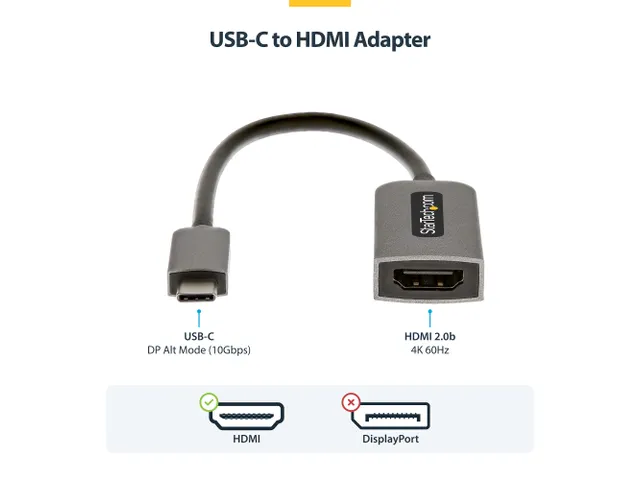 USB C TO HDMI Adapter 4K 60HZ HDR10