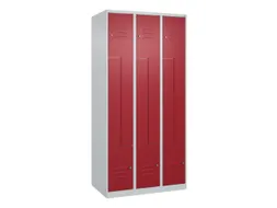 Z-garderobekast,HxBxD 1850x900x500mm,vak B 150/300mm,cil.-slot