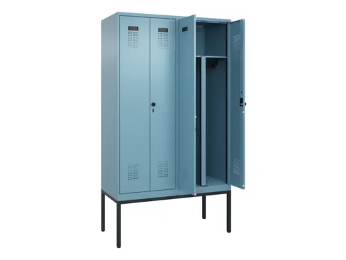 PBM-locker,HxBxD 2120x1200x500mm,4vak,vak B 300mm,draaigrendel