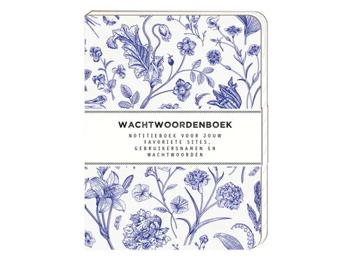 Wachtwoordenboek Interstat softcover 144vel 120x160mm Dutch Blue