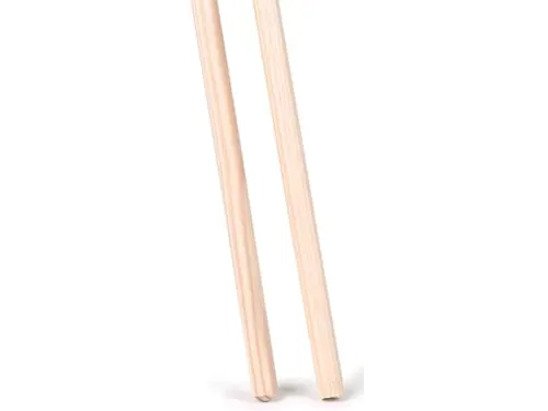 Borstelsteel uit hout 120cm x 22,5 mm
