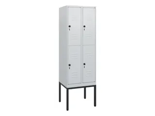 dubbeldekse locker,HxBxD 1950x600x500mm,2x2vak.,vak B 300mm - 1