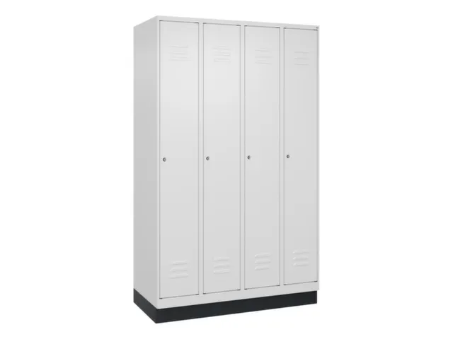 locker voor scheiding van kleding,HxBxD 1950x1200x500mm,4vak