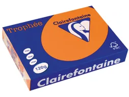 Trophée Pastel gekleurd papier A4 120 gram 250vel Oranje