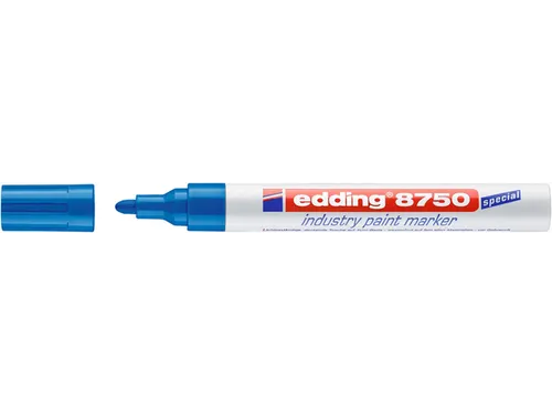 Lakmarker edding e-8750 industry blauw