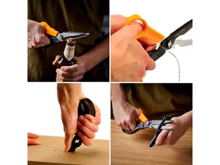 Schaar Fiskars Cuts+More Titanium multifunctioneel zwart - 8