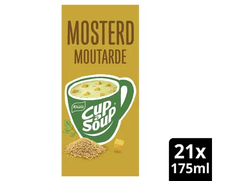 Cup-a-Soup Knorr Soep mosterd 21x175ml