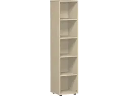 kantoorstelling,HxBxD 1810x400x400mm,4xhouten vloer,5ordnerhoogtes