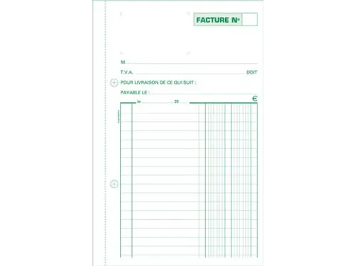 Exacompta Facturen, Ft 21 X 13,5 Cm, Dupli, Franstalig