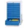 ladekast,HxBxD 800x500x600mm,8lade(n),cil.-slot,RAL7035,front RAL3000