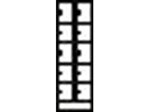 lockerkast,HxBxD 1850x800x500mm,2x5vakken,RAL7035,front RAL3000