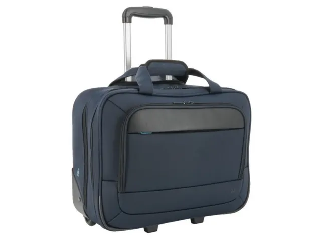 Mobilis Executive Laptop Trolley 17 Inch Zwart Blauw