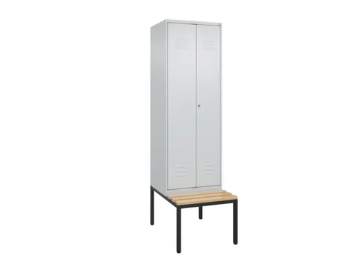 locker voor scheiding van kleding,HxBxD 2120x600x815mm,2vak