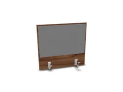 opzetpaneel v. bureau aanbouw achter NP-tiepolo nut BN8078-grijs 600mm